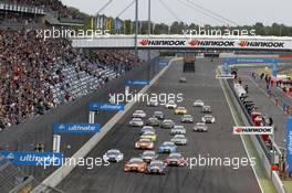Start of the Race 31.05.2015, DTM Round 2, Lausitzring, Germany, Sunday, Race 2.