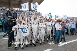 BMW Team RMG, celebrates, victory and P3 11.07.2015, DTM Round 4, Zandvoort, Netherlands, Race 1, Saturday.