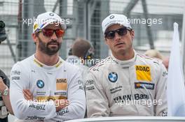 Timo Glock (GER) BMW Team MTEK BMW M4 DTM; Bruno Spengler (CAN) BMW Team MTEK BMW M4 DTM; portrait;  11.07.2015, DTM Round 4, Zandvoort, Netherlands, Race 2, Sunday.