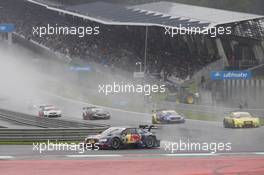 Mattias Ekstroem (SWE), Audi Sport Team Abt Sportsline, Audi A5 DTM lead the field 02.08.2015, DTM Round 5, Red Bull Ring, Spielberg, Austria, Race 2, Saturday.