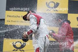 Podium, Edoardo Mortara (ITA) Audi Sport Team Abt Audi RS 5 DTM 02.08.2015, DTM Round 5, Red Bull Ring, Spielberg, Austria, Race 2, Saturday.