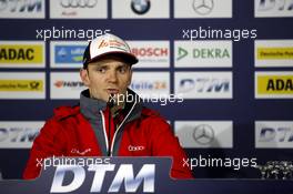 Press Conference, Jamie Green (GBR) Audi Sport Team Rosberg Audi RS 5 DTM 11.09.2015, DTM Round 7, Motorsport Arena, Oschersleben, Germany, Friday.