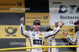 Podium, 3rd Marco Wittmann (GER) BMW Team RMG BMW M4 DTM 13.09.2015, DTM Round 7, Motorsport Arena, Oschersleben, Germany, Race 2, Sunday.