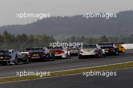 Start of the Race. 26.09.2015, DTM Round 8, Nürburgring, Germany, Saturday, Race 1.