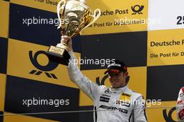 Podium, 2nd Paul Di Resta (GBR) HWA AG Mercedes-AMG C63 DTM 27.09.2015, DTM Round 8, Nürburgring, Germany, Sunday, Race 2.