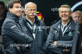 Toto Wolff (GER) Mercedes AMG F1 Shareholder and Dieter Zetsche (GER) Mercedes CEO 18.10.2015, DTM Round 9, Hockenheimring, Germany, Sunday, Race 2.