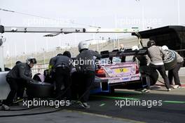 Pitstop Gary Paffett (GBR) ART Grand Prix Mercedes-AMG C63 DTM 14.04.2015, DTM Test, Motorsport Arena Oschersleben, Germany, Monday.