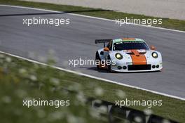 Michael Wainwright (GBR) Adam Carroll (GBR) Daniel Brown (GBR) GULF RACING UK Porsche 911 RSR 11.-12.07.2015. ELMS Round 3, Spielberg, Austria.