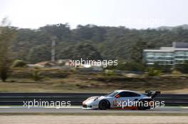 Michael Wainwright (GBR) Adam Carroll (GBR) Philip Keen (GBR) GULF RACING UK Porsche 911 RSR 17.-18.10.2015. ELMS Round 5, Estoril, Portugal.