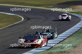 Johnny Laursen (DNK) Mikkel Mac (DNK) Andrea Rizzoli (ITA) FORMULA RACING Ferrari F458 Italia 17.-18.10.2015. ELMS Round 5, Estoril, Portugal.