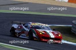 Peter Mann (USA) Raffaele Giammaria (ITA) Matteo Cressoni (ITA) AF CORSE Ferrari F458 Italia 17.-18.10.2015. ELMS Round 5, Estoril, Portugal.