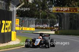 Nico Hulkenberg (GER) Sahara Force India F1 VJM08. 13.03.2015. Formula 1 World Championship, Rd 1, Australian Grand Prix, Albert Park, Melbourne, Australia, Practice Day.