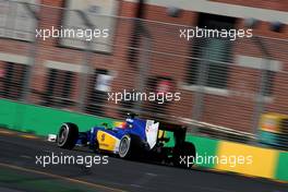 Felipe Nasr (BRA), Sauber F1 Team  13.03.2015. Formula 1 World Championship, Rd 1, Australian Grand Prix, Albert Park, Melbourne, Australia, Practice Day.