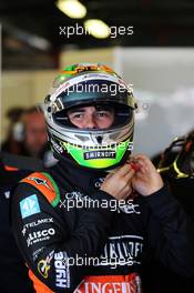 Sergio Perez (MEX) Sahara Force India F1. 13.03.2015. Formula 1 World Championship, Rd 1, Australian Grand Prix, Albert Park, Melbourne, Australia, Practice Day.