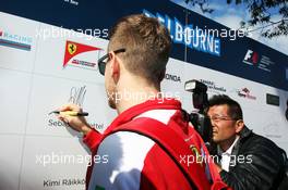Sebastian Vettel (GER) Ferrari. 13.03.2015. Formula 1 World Championship, Rd 1, Australian Grand Prix, Albert Park, Melbourne, Australia, Practice Day.