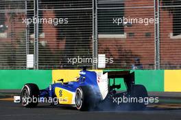 Marcus Ericsson (SWE), Sauber F1 Team  13.03.2015. Formula 1 World Championship, Rd 1, Australian Grand Prix, Albert Park, Melbourne, Australia, Practice Day.