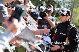 Pastor Maldonado (VEN), Lotus F1 Team  13.03.2015. Formula 1 World Championship, Rd 1, Australian Grand Prix, Albert Park, Melbourne, Australia, Practice Day.