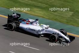 Felipe Massa (BRA), Williams F1 Team  13.03.2015. Formula 1 World Championship, Rd 1, Australian Grand Prix, Albert Park, Melbourne, Australia, Practice Day.