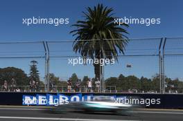 Lewis Hamilton (GBR) Mercedes AMG F1 W06. 13.03.2015. Formula 1 World Championship, Rd 1, Australian Grand Prix, Albert Park, Melbourne, Australia, Practice Day.