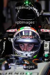 Sergio Perez (MEX) Sahara Force India F1 VJM08. 13.03.2015. Formula 1 World Championship, Rd 1, Australian Grand Prix, Albert Park, Melbourne, Australia, Practice Day.