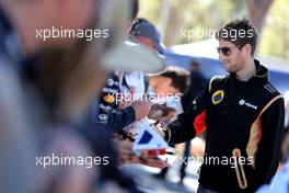 Romain Grosjean (FRA), Lotus F1 Team  13.03.2015. Formula 1 World Championship, Rd 1, Australian Grand Prix, Albert Park, Melbourne, Australia, Practice Day.