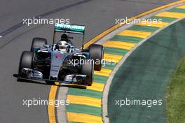 Lewis Hamilton (GBR), Mercedes AMG F1 Team  13.03.2015. Formula 1 World Championship, Rd 1, Australian Grand Prix, Albert Park, Melbourne, Australia, Practice Day.