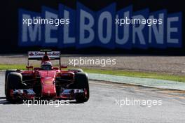 Kimi Raikkonen (FIN), Scuderia Ferrari  13.03.2015. Formula 1 World Championship, Rd 1, Australian Grand Prix, Albert Park, Melbourne, Australia, Practice Day.
