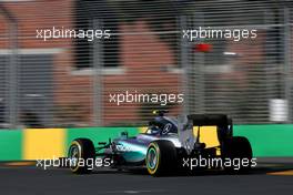 Nico Rosberg (GER), Mercedes AMG F1 Team  13.03.2015. Formula 1 World Championship, Rd 1, Australian Grand Prix, Albert Park, Melbourne, Australia, Practice Day.