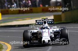 Valtteri Bottas (FIN) Williams FW37. 13.03.2015. Formula 1 World Championship, Rd 1, Australian Grand Prix, Albert Park, Melbourne, Australia, Practice Day.