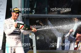 1st place Lewis Hamilton (GBR) Mercedes AMG F1. 15.03.2015. Formula 1 World Championship, Rd 1, Australian Grand Prix, Albert Park, Melbourne, Australia, Race Day.