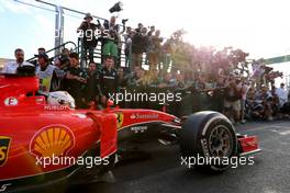 Sebastian Vettel (GER), Scuderia Ferrari  15.03.2015. Formula 1 World Championship, Rd 1, Australian Grand Prix, Albert Park, Melbourne, Australia, Race Day.