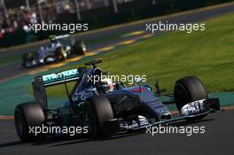 Lewis Hamilton (GBR) Mercedes AMG F1 W06. 15.03.2015. Formula 1 World Championship, Rd 1, Australian Grand Prix, Albert Park, Melbourne, Australia, Race Day.