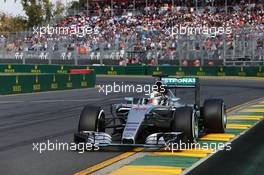 Lewis Hamilton (GBR) Mercedes AMG F1 W06. 15.03.2015. Formula 1 World Championship, Rd 1, Australian Grand Prix, Albert Park, Melbourne, Australia, Race Day.