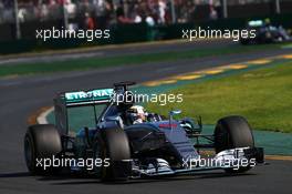 Lewis Hamilton (GBR) Mercedes AMG F1 W06. 15.03.2015. Formula 1 World Championship, Rd 1, Australian Grand Prix, Albert Park, Melbourne, Australia, Race Day.