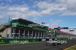 Lewis Hamilton (GBR) Mercedes AMG F1 W06. 15.03.2015. Formula 1 World Championship, Rd 1, Australian Grand Prix, Albert Park, Melbourne, Australia, Race Day.