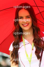 Paddock security girl. 14.03.2015. Formula 1 World Championship, Rd 1, Australian Grand Prix, Albert Park, Melbourne, Australia, Qualifying Day.