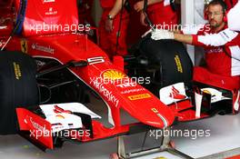 Sebastian Vettel (GER) Ferrari SF15-T - front wing. 14.03.2015. Formula 1 World Championship, Rd 1, Australian Grand Prix, Albert Park, Melbourne, Australia, Qualifying Day.