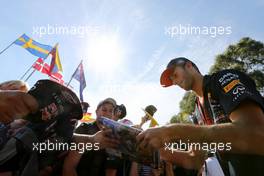 Daniel Ricciardo (AUS), Red Bull Racing  14.03.2015. Formula 1 World Championship, Rd 1, Australian Grand Prix, Albert Park, Melbourne, Australia, Qualifying Day.