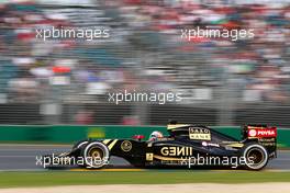 Romain Grosjean (FRA), Lotus F1 Team  14.03.2015. Formula 1 World Championship, Rd 1, Australian Grand Prix, Albert Park, Melbourne, Australia, Qualifying Day.