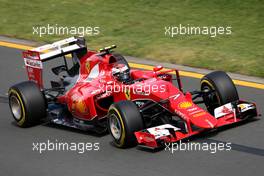 Kimi Raikkonen (FIN), Scuderia Ferrari  14.03.2015. Formula 1 World Championship, Rd 1, Australian Grand Prix, Albert Park, Melbourne, Australia, Qualifying Day.