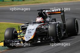 Nico Hulkenberg (GER) Sahara Force India F1 VJM08. 14.03.2015. Formula 1 World Championship, Rd 1, Australian Grand Prix, Albert Park, Melbourne, Australia, Qualifying Day.