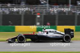 Kevin Magnussen (DEN) McLaren MP4-30. 14.03.2015. Formula 1 World Championship, Rd 1, Australian Grand Prix, Albert Park, Melbourne, Australia, Qualifying Day.