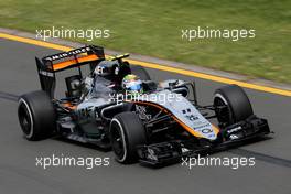 Sergio Perez (MEX), Sahara Force India  14.03.2015. Formula 1 World Championship, Rd 1, Australian Grand Prix, Albert Park, Melbourne, Australia, Qualifying Day.