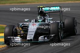 Nico Rosberg (GER) Mercedes AMG F1 W06. 14.03.2015. Formula 1 World Championship, Rd 1, Australian Grand Prix, Albert Park, Melbourne, Australia, Qualifying Day.