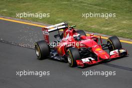 Kimi Raikkonen (FIN), Scuderia Ferrari  14.03.2015. Formula 1 World Championship, Rd 1, Australian Grand Prix, Albert Park, Melbourne, Australia, Qualifying Day.