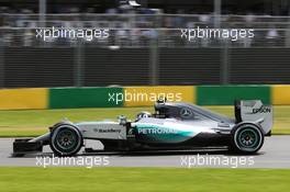 Nico Rosberg (GER) Mercedes AMG F1 W06. 14.03.2015. Formula 1 World Championship, Rd 1, Australian Grand Prix, Albert Park, Melbourne, Australia, Qualifying Day.