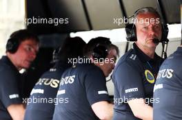 Paul Seaby (GBR) Lotus F1 Team, Team Manager. 14.03.2015. Formula 1 World Championship, Rd 1, Australian Grand Prix, Albert Park, Melbourne, Australia, Qualifying Day.