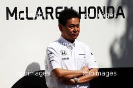 Yasuhisa Arai (JPN) Honda Motorsport Chief Officer. 15.03.2015. Formula 1 World Championship, Rd 1, Australian Grand Prix, Albert Park, Melbourne, Australia, Race Day.