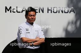 Yasuhisa Arai (JPN) Honda Motorsport Chief Officer. 15.03.2015. Formula 1 World Championship, Rd 1, Australian Grand Prix, Albert Park, Melbourne, Australia, Race Day.
