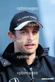 Jenson Button (GBR) McLaren. 12.03.2015. Formula 1 World Championship, Rd 1, Australian Grand Prix, Albert Park, Melbourne, Australia, Preparation Day.